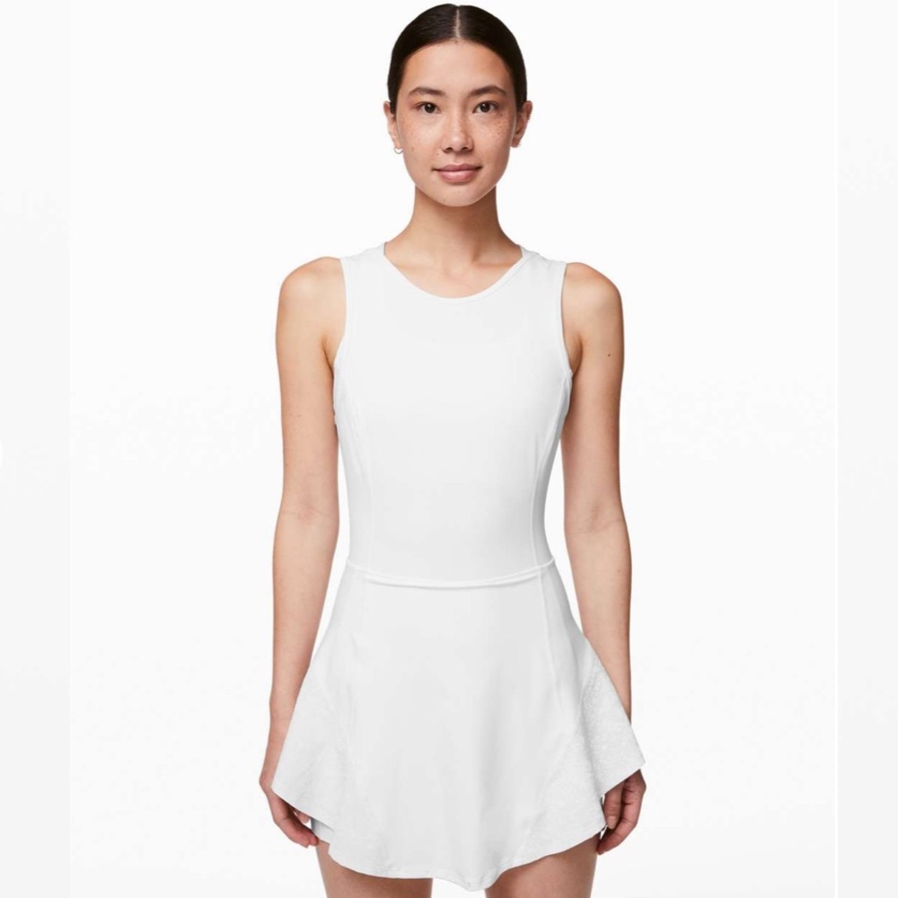 🔥 Lululemon Serene Stride Dress WHITE